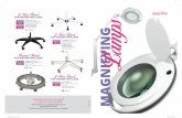 For MagniFying LaMP - SalonQuip Magnifying Lamps 2017.pdfFor MagniFying LaMP Diameter base 38 cm 6 wheels for great stability and ease of movement White with contrast trim band EMLSFC3
