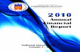 2010 Annual Financial Report of the National Government ...€¦ · The budget data consisting of current year’s appropriations, prior year’s appropriation balances or continuing