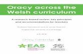 Oracy across the Welsh curriculum€¦ · • In the 2015 review of the Welsh curriculum and assessment arrangements Successful Futures, Professor Graham Donaldson wrote: “Being