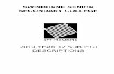 SWINBURNE SENIOR SECONDARY COLLEGE · Composition, Music Analysis, Listening skills, The Cat Empire, James Brown/Funk Unit 4 Outcomes Composition, Music Analysis, Listening skills,