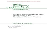 IAEA SAFETY STANDARDS SERIES · IAEA SAFETY STANDARDS SERIES Safety Assessment and Verification for Nuclear Power Plants SAFETY GUIDE No. NS-G-1.2 INTERNATIONAL ATOMIC ENERGY AGENCY