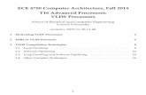 ECE 4750 Computer Architecture, Fall 2015 T16 Advanced ...€¦ · ECE 4750 Computer Architecture, Fall 2015 T16 Advanced Processors: VLIW Processors ... –No hazard checking, assume