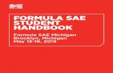 FORMULA SAE STUDENT HANDBOOK€¦ · BRAKE & NOISE TEST EVENT – SPONSORED BY CONTINENTAL Event Description 47-49 ... Motorcycle Shops & Fire Extinguisher Suppliers 72 Racing Supplies
