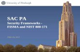 SAC PA - University of Pittsburgh School of Computing and ......• DFARS reference 252.204-7012 -Safeguarding Covered Defense Information and ... Development Importance of Compliance