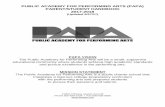 PUBLIC ACADEMY FOR PERFORMING ARTS (PAPA)PUBLIC ACADEMY FOR PERFORMING ARTS (PAPA) PARENT/STUDENT HANDBOOK 2017-2018 (Updated 6/27/17) PAPA VISION The Public Academy for Performing