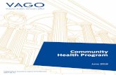 Community Health Program · 2018-06-05 · Victorian Auditor‐General’s Report Community Health Program 7 Audit overview Primary care is an integral part of Victoria’s health