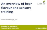 An overview of beer flavour and sensory trainingcbasa.org/wp-content/uploads/2018/05/An-overview... · Taint in beer Contributed to beer through contaminated raw materials, filter