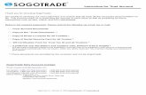 Instruction for Trust Account - content.sogotrade.com · Instruction for Trust Account. Thank you for choosing SogoTrade! Our priority in servicing our new customers is to ensure