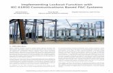 Implementing Lockout Function with IEC 61850 Communications Based P&C Systems … Promo Content/GE... · 2014-07-21 · Implementing Lockout Function with IEC 61850 Communications