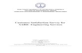Customer Satisfaction Survey for SABIC Engineering Services · ٢ Customer Satisfaction Survey for SABIC Engineering Services Turki S. Al-Mubadal(250231) Civil Engineer, SABIC Engineering