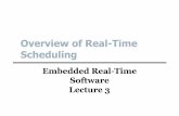 Overview of Real-Time Scheduling - Indiana Universityet.engr.iupui.edu/~dskim/Classes/ESW5004/RTSys... · –Primarily used for scheduling real-time traffic in high-speed, switched