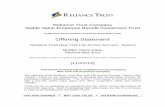 Offering Statement - Insperity · investment fund maintained by Reliance Trust Company, as Trustee. The Offering Statement may not be reproduced or used for any other purpose. This