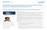 Redefining Cognitive Automation For Future-Ready Enterprise IT · • AUTOSYS MESSAGING • OUTLOOK • EXCHANGE STORAGE • EMC • NETAPP DATABASE • ORACLE • SQL CMDB • ServiceNow