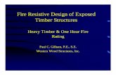Fire Resistive Design of Exposed Timber Structures.ppt ...€¦ · Credit(s) earned on completion of this program will be reported to ... Fi R i ti D i f E d Ti bFire Resistive Design