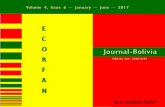 Journal-Bolivia - ECORFAN · 2018-04-14 · BARRERA-LAO, Francisco, CRUZ Y-CRUZ, Andrea and QUEN-AVILÉS, Mauricio 1-19 Knowledge of pregnant women on neonatal metabolic analysis.