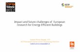 Impact and future challenges of European research for ...rctest.fouprojekt.novia.fi/blogg/wp-content/... · • Solutions for cost-efficient building retrofitting in order to improve