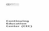 Continuing Education Center (CEC)€¦ · Continuing Education Center (CEC) 471 Mission The mission of the CEC is to meet the lifelong educational and training needs of all learners