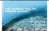 THE NORDIC/`Baltic POWER MARKET...The power exchange All participants in Elspot needs to be physically connected and have a balance agreement in the bidding area trading in. / The