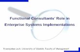 Functional Consultants’ Role inRICEF done System tested 1) Configure the system 2) Develop RICEF 3) Prepare master data migration tools 4) Prepare test scenario template 5) Supervise