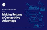 Making Returns a Competitive Advantage · Store returns o!er a distinct advantage over pureplay retailers. Thirty-eight percent of survey respondents say they explicitly prefer returning