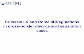 Brussels IIa and Rome III Regulations in cross-border ...sites.les.univr.it/.../11/...General-jurisdiction-and-applicable-law.pdf · Brussels IIa and Rome III Regulations in cross-border