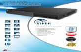 4/8 CHANNEL 8MP HD PoE NVR...For further information on our products call 02392 488300 or visit our website or email: sales@adata.co.uk • Up to 8MP recording • Supports H.264