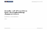 Code of Practice for Irradiating Apparatus...CODE OF PRACTICE FOR IRRADIATING APPARATUS: ORS C10 3 Roles and responsibilities The following individuals and bodies have roles and responsibilities