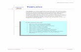 Chapter 11 - Templates · A Word template is similar to a Word document except that it can contain building blocks. You can also tell the difference between a template and a document