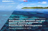 Terms of Reference - Empowering Women for the United ... · Empowering Women for the United Nations Decade of Ocean Science for Sustainable Development. ... The applicant will need