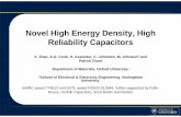 Novel High Energy Density, High Reliability Capacitors · IeMRC award 774613 and DSTL award RD020-013644, further supported by Rolls-Royce, Norfolk Capacitors, Scott Bader and Nanion.