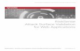 RiskSense Attack Surface Validation for Web Applications · 2018-10-22 · SOLUTION BRIEF FOR RISKSENSE ATTACK SURFACE VALIDATION FOR WEB APPLICATIONS RiskSense platform – the industry’s
