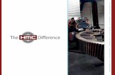 Di˜erence - HMC Gears: Large Gear Manufacturing, Custom ... · Runout, on Gears of 240" Diameter. 2008 ... our Gear Box Repair and Rebuilding Division is doing the same for Power