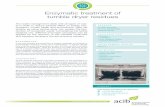 Enzymatic treatment of tumble dryer residues · strategy can be developed for the recovery of valuable building blocks from a tumble dryer mix waste generating a circular economy