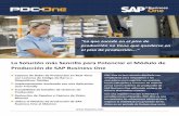 La Solución más Sencilla para Potenciar el Módulo …...La Solución más Sencilla para Potenciar el Módulo de Producción de SAP usiness One aptura de Datos de Producción en