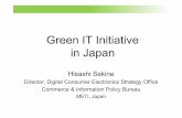 Green IT Initiative in Japan - JEITA 一般社団法人電子情報技術産 … · 2011-10-31 · Green IT Initiative in Japan Hisashi Sekine ... the market while at the same time