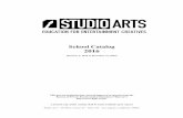 School Catalog 2016 - Studio Arts...includes, but is not limited to, Autodesk Maya, Adobe Photoshop, Adobe Illustrator, Adobe After Effects and other Adobe products, as well as Apple
