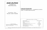 PARTS MANUAL - DeWaltdocuments.dewalt.com/documents/English/Instruction Manual... · 2008-05-13 · PARTS MANUAL Sears, Roebuck and Co., Hoffman Estates, IL 60179 U.S.A. PERMANENTLY