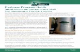 Drainage Program Guide...May 21 1 Cisterns Drainage Program Drainage Program Guide Green Stormwater Infrastructure (GSI) Best Management Practice: Cisterns A cistern is a sealed tank