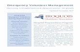 Integrating IROQUOIS During Medical Surge · NFPA 1600 Standard on Disaster/Emergency Management and Business Continuity ... Volunteer Physicians and Allied Healthcare Practitioners