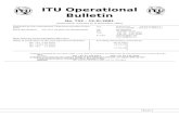 ITU Operational Bulletin 752 - 15.XI.2001€¦  · Web viewITU Operational Bulletin No. 752 – 15.XI.2001 (Information received by 8 November 2001 ... 82, 84, 85, 86, Habana sud