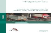 Performance Management for Efficient Road Freight Operations · Key performance indicators (KPIs) - performance is best measured on an on-going basis, and KPIs . which use a small