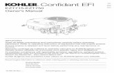 EZT715-EZT750 FRC Owner's Manualresources.kohler.com/power/kohler/enginesUS/pdf/16_590...damage to engine’s EFI components. Electronic Fuel Injection (EFI) System EFI is an electronically-controlled