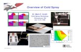 Overview of Cold Spray - Sandia National Laboratories · 2007-08-27 · MFS CSO 90714 250 m/s Cu A “Cold” Process Technology from Siberia 900 m/s Cu Deposition Efficiency Copper