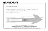 AIAA 98-3256 Static Performance of a Wing-Mounted Thrust ...mln/ltrs-pdfs/NASA-aiaa-98-3256.pdf · AIAA-98-3256 STATIC PERFORMANCE OF A WING-MOUNTED THRUST REVERSER CONCEPT Scott