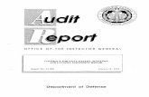 Department of Defense · This report was prepared by the Contract Management Directorate, Office of the Assistant Inspector General for Auditing, Department of Defense. Copies of