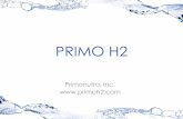 PRIMO H2 - Unite our Vets · HUMAN CELL One Unpaired Electron Hydroxyl FREE RADICAL OH = HO* The constant elimination of the most damaging Hydroxyl Free Radicals from the Human Body