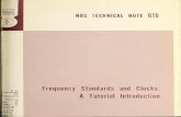 NBS TECHNICAL NOTE 616 - NIST · NBSTECHNICALNOTE616 U.S. >ARTMENT OF 0MMERC. of Js National 00 snss £2a FrequencyStandardsandClocks: ... ATutorialIntroduction HelmutHellwig TimeandFrequencyDivision