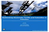 Rethinking Electricity Tariffs and Subsidies in Pakistan ...documents.worldbank.org/curated/en/...Rethinking Electricity Tariffs and Subsidies in Pakistan ... PPIB Private Power Infrastructure