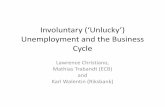 Involuntary ((y)‘Unlucky’) Unemployment and the Business ......out of labor force , the labor force or stay out. t Household that joins labor force tries to find a job by t+1 choosing