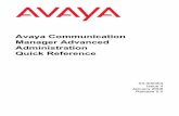 Avaya Communication Manager Advanced …...Avaya support Avaya provides a telephone number for you to use to report problems or to ask questions about your product. The support telephone